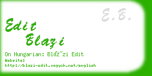 edit blazi business card